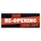 Signmission Grand Re-Opening Coming Soon Banner Concession Stand Food Truck Single Sided B-96-30076 - alternate 1